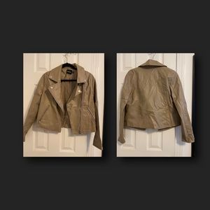 Faux Leather Jacket